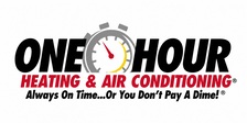 One Hour Heating and Air Conditioning logo