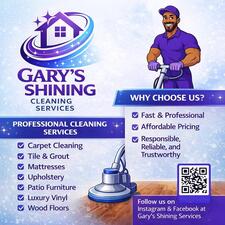 Gary Shining Cleaning Services logo