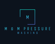 Logo for M & M pressure washing