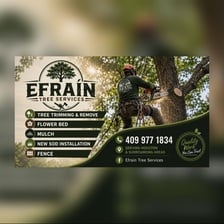 Logo for Efraín trees services