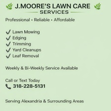 Avatar for J.moore’s lawn care services