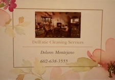 Logo for DelEstie Cleaning Services