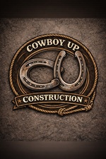 Logo for Cowboy Up construction