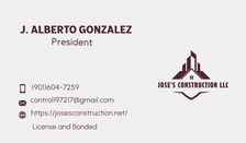 Avatar for JOSE'S CONSTRUCTION LLC