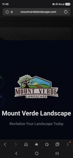 Mount Verde Landscape logo