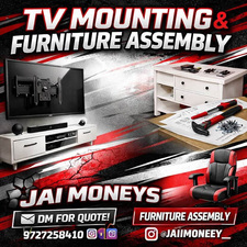 Avatar for Jai’s tv mounting and furniture assembly