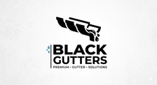 Black Gutters logo