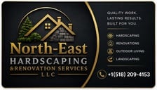 Logo for North-East Hardscaping & Renovation Services