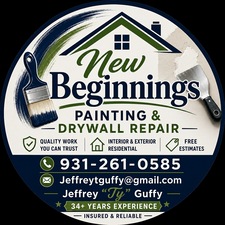 Logo for New Beginnings Painting and Drywall Repair