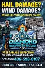 Logo for Diamond Roofing and Solar, LLC