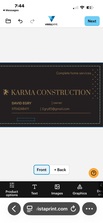 Avatar for Karma construction
