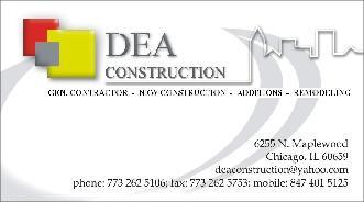 D E A Construction, Inc. logo