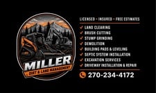 Logo for Miller Dirt and Land Management