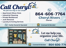 Call Cheryl Cleaning Services and More logo