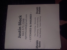 Logo for Blacks Family Tree Services