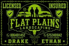 Flat PlainsLandscaping logo