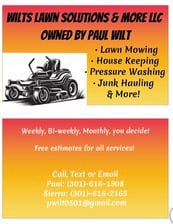 Avatar for Wilts Lawn Solutions & More LLC