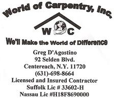 World of Carpentry, Inc. logo