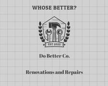 Logo for DO BETTER CONSTRUCTION LLC