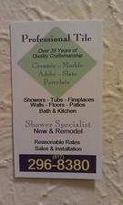 Professional Tile Co. logo