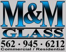 M&M Glass logo