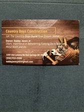 Avatar for Country Boyz Construction