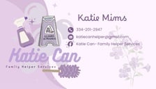 Avatar for Katie Can- Family Helper Services