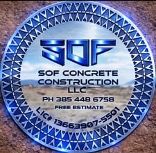 SOF Concrete construction logo
