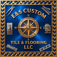 Logo for E & S Custom Tile and Flooring
