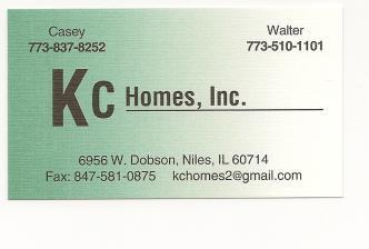 KC Homes, Inc. logo