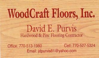 WoodCraft Floors logo