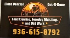 Logo for Get-R-Done land services LLC