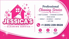 Jessica’s cleaning service logo