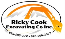 Logo for Ricky Cook Excavating Co INC
