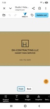 Logo for Dustin Hardy Contracting LLC