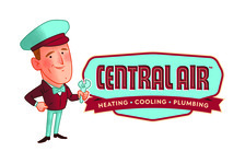Central Air Heating, Cooling & Plumbing logo