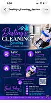 Logo for Destiny cleaning services