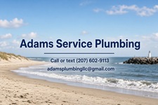 Logo for Adams Plumbing