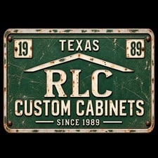 Logo for RLC Custom Cabinets
