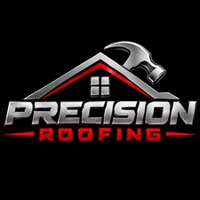 Precision roofing logo