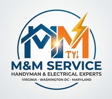 Logo for M&M Service