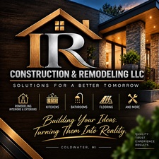 Logo for Ir construction & remodeling LLC
