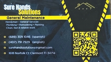 Logo for Sure Hands Solutions