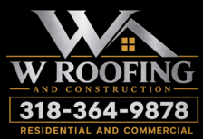 Logo for W Roofing and Construction