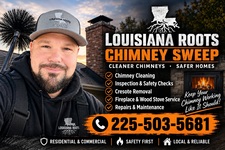 Logo for Louisiana Roots Chimney Sweep