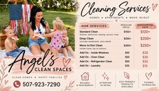 Angels cleaning logo