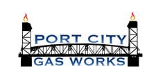 Port City Gas Works logo