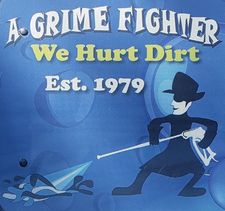 A Grime Fighter logo