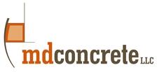 Logo for MD Concrete, LLC