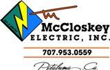 Tim McCloskey Electric, Inc. logo